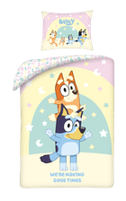 Bluey, 2-częściowy komplet pościeli bawełnianej, 160-200 cm