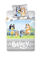 Bluey, 2-częściowy komplet pościeli bawełnianej, 160-200 cm