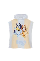 Bluey, okrycie kąpielowe, ponczo dwustronne, błękit, 50-100 cm