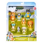 Bluey, rodzinka, figurki, 8 szt.
