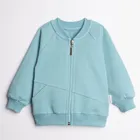 Bluza bomberka chłopięca, rozpinana, niebieska, Nicol