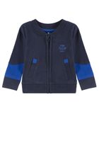 Bluza chłopięca, granatowa, rozpinana, Tom Tailor