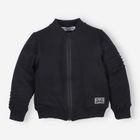 Bluza chłopięca, rozpinana, czarna, Pandamello