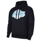 Bluza chłopięca z kapturem, czarna, Nike NBA Los Angeles Lakers Fleece