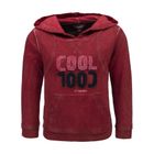 Bluza chłopięca z kapturem, czerwona, Lief