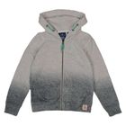 Bluza chłopięca z kapturem, rozpinana, szara, Tom Tailor