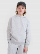 Bluza chłopięca z kapturem, szara, 4F