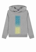 Bluza chłopięca z kapturem, szara melanż, Tom Tailor