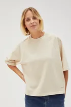 Bluza damska, beżowa, Moodo