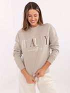 Bluza damska, beżowa, Sublevel