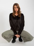 Bluza damska, czarna, Relevance