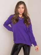 Bluza damska, fioletowa, Rue Paris