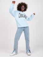 Bluza damska, niebieska, Ex Moda