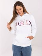 Bluza damska z kapturem, biała, Sublevel