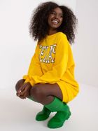 Bluza damska, żółta, Ex Moda