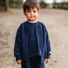 Bluza dziecięca, rozpinana, granatowa, Eevi