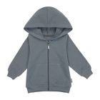 Bluza dziecięca z kapturem, rozpinana, szara, Nicol