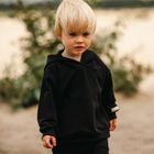 Bluza dziecięca z katurem, czarna, Eevi