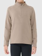 Bluza dziewczęca, beżowa, 4F