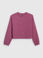 Bluza dziewczęca, fioletowa, 4F