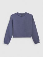 Bluza dziewczęca, niebieska, 4F