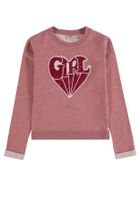 Bluza dziewczęca, różowa melanż, Tom Tailor