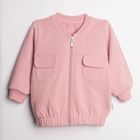 Bluza dziewczęca, rozpinana, różowa, Nicol