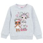 Bluza dziewczęca, szara, L.O.L. Surprise