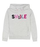 Bluza dziewczęca z kapturem, beżowa, Smile, Tom Tailor