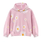 Bluza dziewczęca z kapturem, różowa, Pinokio