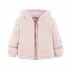 Bluza dziewczęca z kapturem, rozpinana, różowa, Kanz