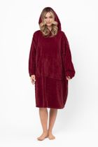 Bluza-koc, bordowa, Reno, Italian Fashion