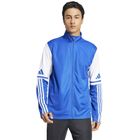 Bluza męska, rozpinana, niebieska, Adidas Squadra