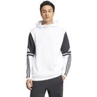 Bluza męska z kapturem, biała, Adidas Squadra