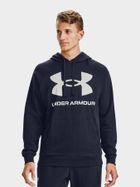 Bluza męska z kapturem, granatowa, Under Armour