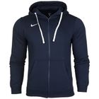 Bluza męska z kapturem, rozpinana, granatowa, Nike Park 20