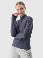 Bluza trekkingowa damska, szara, 4F