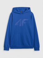 Bluza z kapturem, unisex, niebieska, 4F