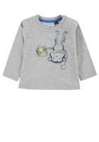 Bluzka chłopięca z długim rękawem, beżowa, Tom Tailor