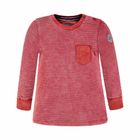 Bluzka chłopięca z długim rękawem, czerwona, Kanz