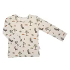 Bluzka chłopięca z długim rękawem, ecru, Nicol
