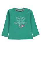 Bluzka chłopięca z długim rękawem, zielona, Tom Tailor