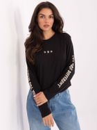 Bluzka damska z długim rękawem, szara, Sublevel