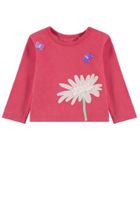 Bluzka dziewczęca z długim rękawem, czerwona, Tom Tailor