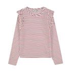 Bluzka dziewczęca z długim rękawem, czerwona, Tom Tailor