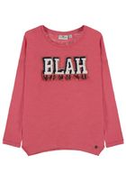 Bluzka dziewczęca z długim rękawem, różowa, Tom Tailor