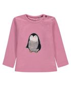 Bluzka dziewczęca z długim rękawem, różowa, Tom Tailor