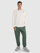 Bluzka męska z długim rękawem, ecru, 4F