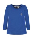 Bluzka niemowlęca z długim rękawem, granatowa, Kanz