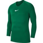 Bluzka termoaktywna męska z długim rękawem, zielona, Nike
